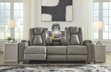 Load image into Gallery viewer, Mancin REC Sofa w/Drop Down Table
