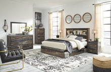 Load image into Gallery viewer, Drystan  Bookcase Bed With 2 Storage Drawers
