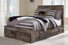 Load image into Gallery viewer, Derekson Full Panel Bed with 6 Storage Drawers with Dresser
