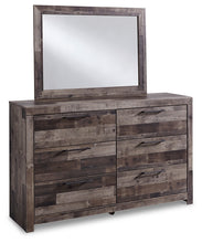 Load image into Gallery viewer, Derekson Full Panel Bed with Mirrored Dresser
