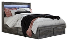 Load image into Gallery viewer, Baystorm Queen Panel Bed with 6 Storage Drawers with Dresser

