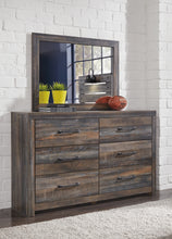 Load image into Gallery viewer, Drystan King/California King Bookcase Headboard with Mirrored Dresser
