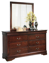 Load image into Gallery viewer, Alisdair California King Sleigh Bed with Mirrored Dresser, Chest and 2 Nightstands

