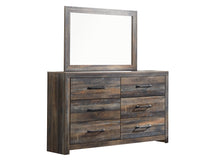Load image into Gallery viewer, Drystan King Panel Bed with Mirrored Dresser, Chest and Nightstand
