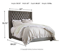 Load image into Gallery viewer, Coralayne Queen Upholstered Bed with Dresser
