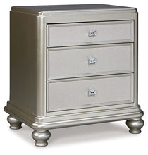 Load image into Gallery viewer, Coralayne King Upholstered Sleigh Bed with Mirrored Dresser and 2 Nightstands
