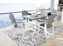 Load image into Gallery viewer, Transville Outdoor Counter Height Dining Table and 4 Barstools
