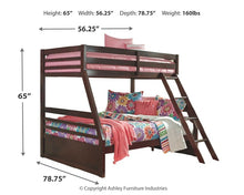 Load image into Gallery viewer, Halanton Twin over Full Bunk Bed
