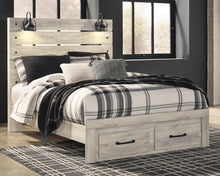 Load image into Gallery viewer, Cambeck  Panel Bed With 2 Storage Drawers With Dresser
