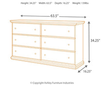 Load image into Gallery viewer, Maribel King/California King Panel Headboard with Dresser
