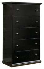 Load image into Gallery viewer, Maribel Twin Panel Headboard with Mirrored Dresser, Chest and 2 Nightstands

