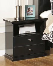Load image into Gallery viewer, Maribel Twin Panel Headboard with Mirrored Dresser and 2 Nightstands
