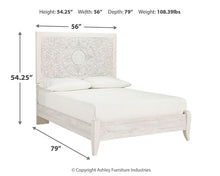 Load image into Gallery viewer, Paxberry  Panel Bed With Dresser
