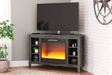 Load image into Gallery viewer, Arlenbry Corner TV Stand with Electric Fireplace
