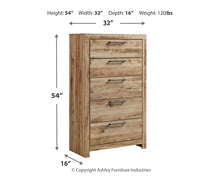 Load image into Gallery viewer, Hyanna Five Drawer Chest
