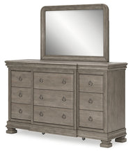 Load image into Gallery viewer, Lexorne Queen Sleigh Bed with Mirrored Dresser
